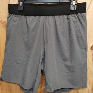 Ten Thousand Athletic Shorts in Gray with Black Waistband